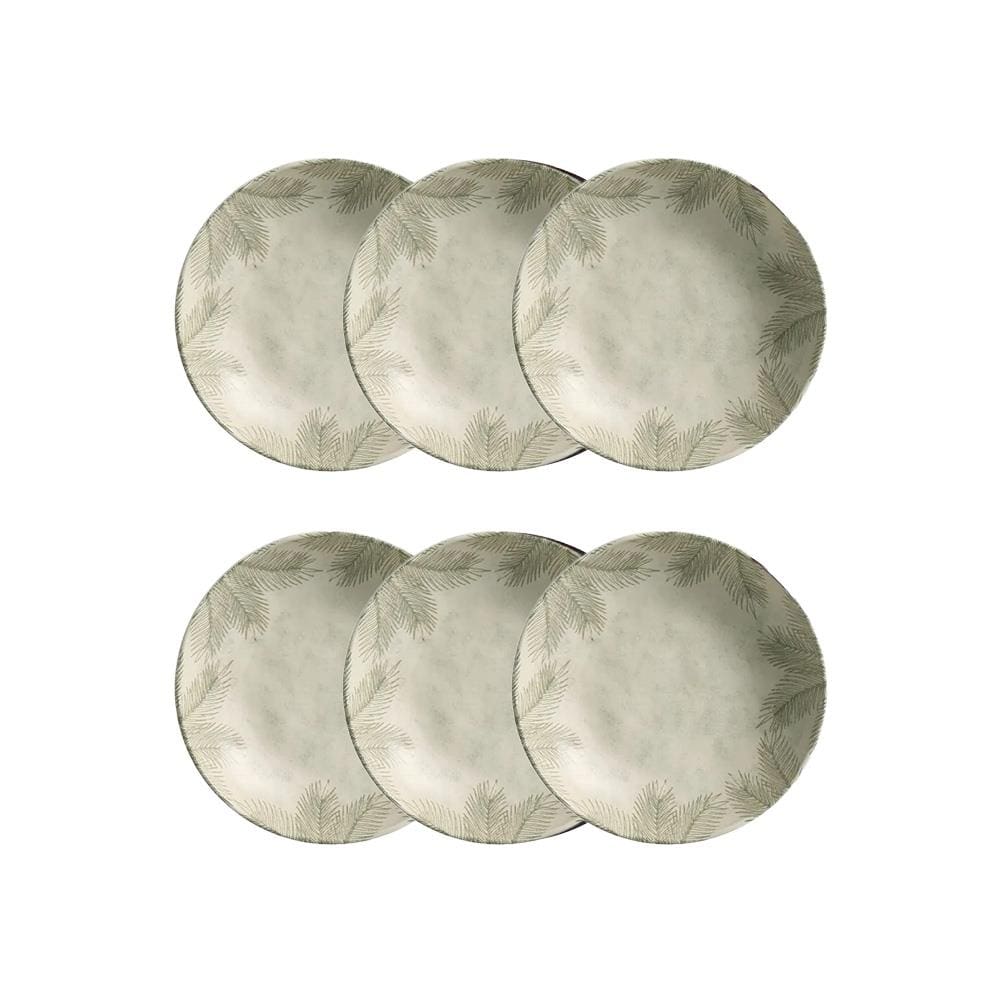 Conjunto de Pratos Fundos Porto Brasil Bio Tropicalia 830ml - 6 Peças