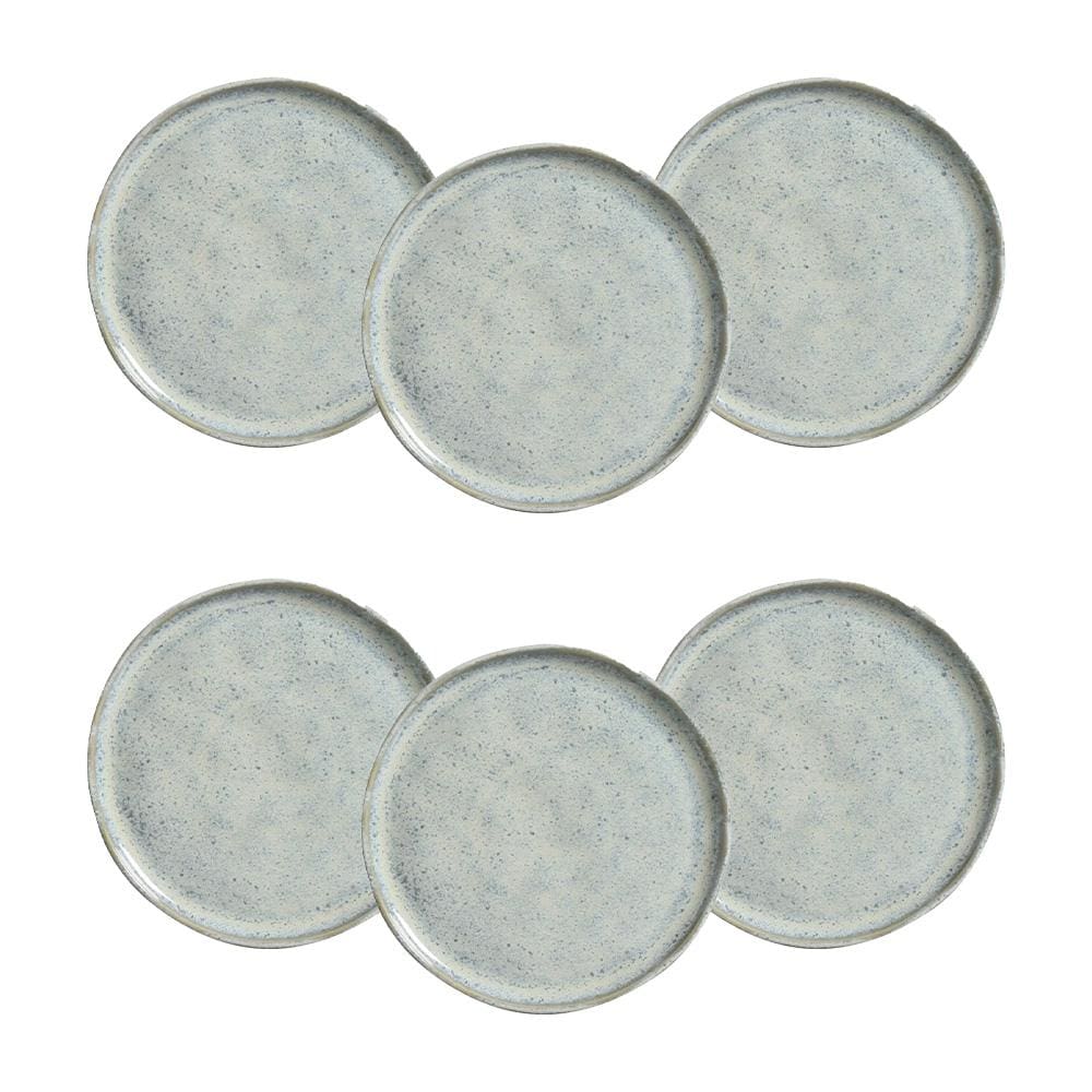 Conjunto de Pratos para Pão Porto Brasil Bio Green Granite - 6 Peças