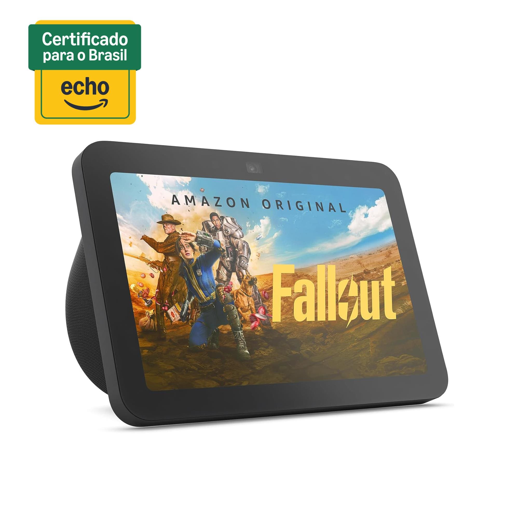 Echo Show 8 Amazon Smart Display com Alexa, Áudio Espacial e Hub de Casa Inteligente - Preto
