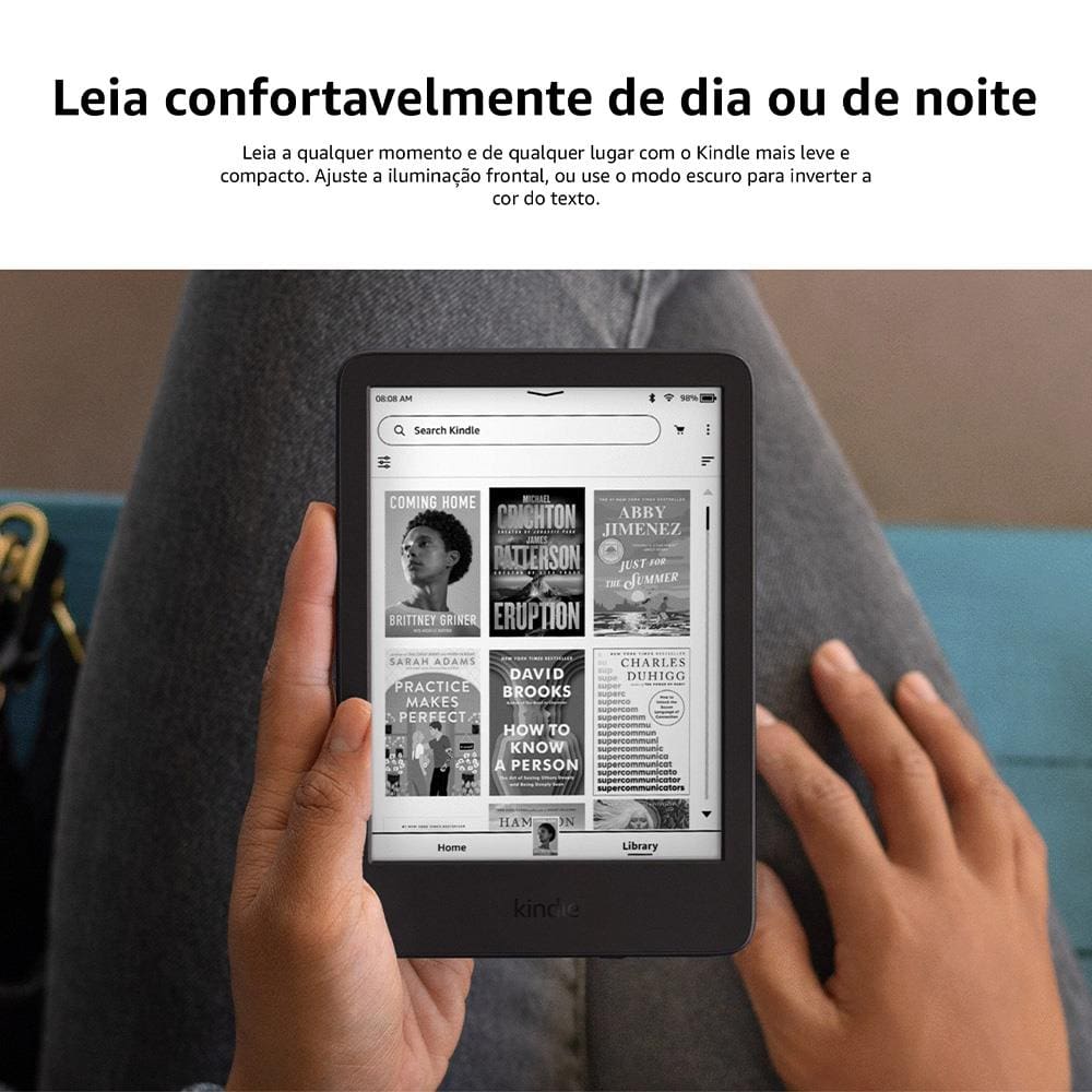 E-Reader Kindle 11ª Geração Amazon com 16GB, | Extra