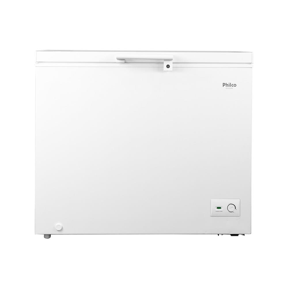 Freezer Horizontal Philco PFH260B Pés com Rodízio, 1 Porta, R600a e Degelo Manual Branco - 253 litros