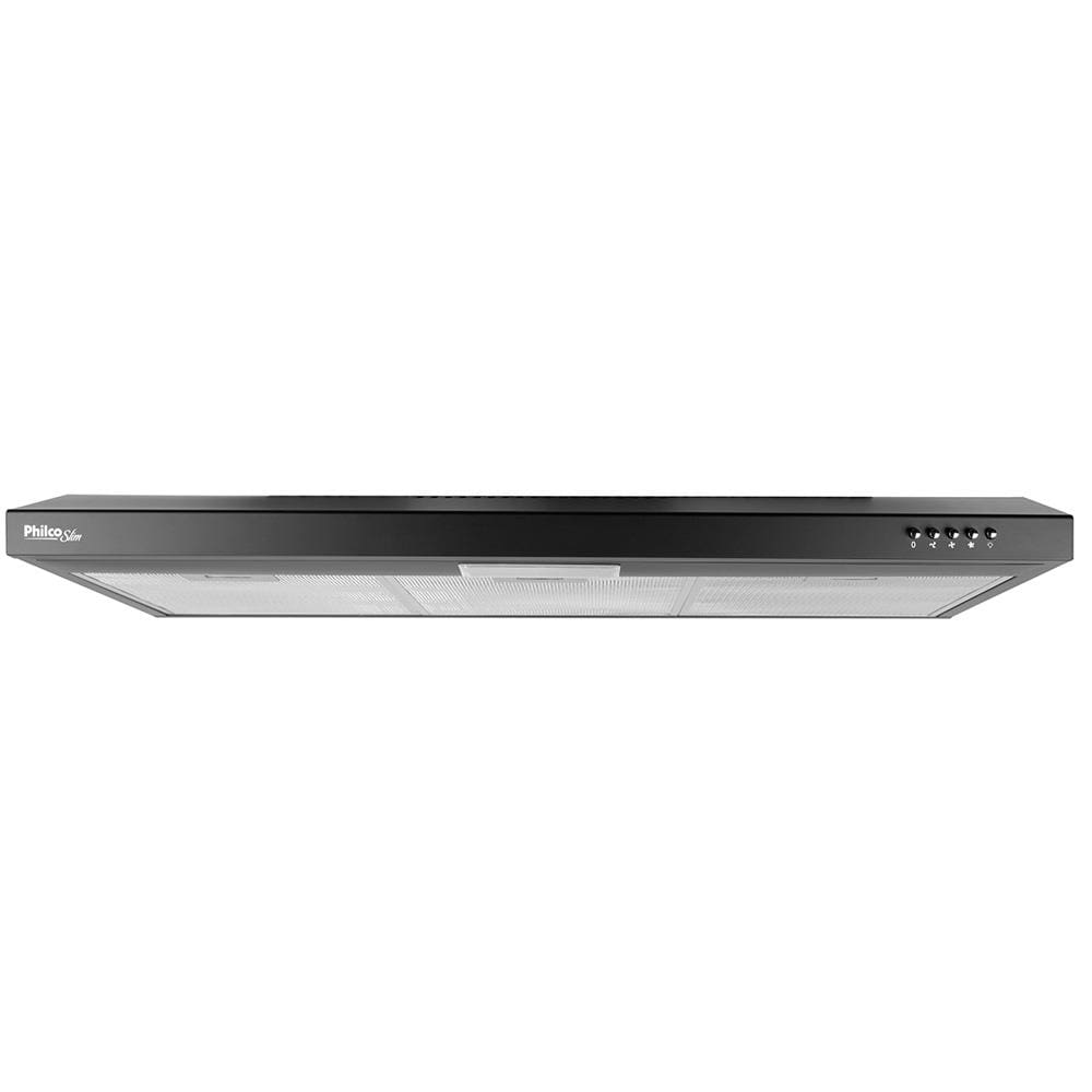 Depurador e Exaustor de Ar Philco Slim PDR90P Preto com 3 Velocidades – 90 cm