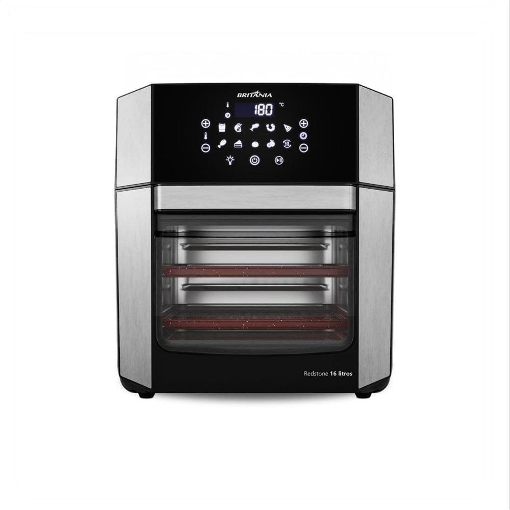 Fritadeira Elétrica Air Fryer Britânia Oven BAF16A 4 em 1 Sem Óleo com Tecnologia Air Flow 1900W - 16 litros