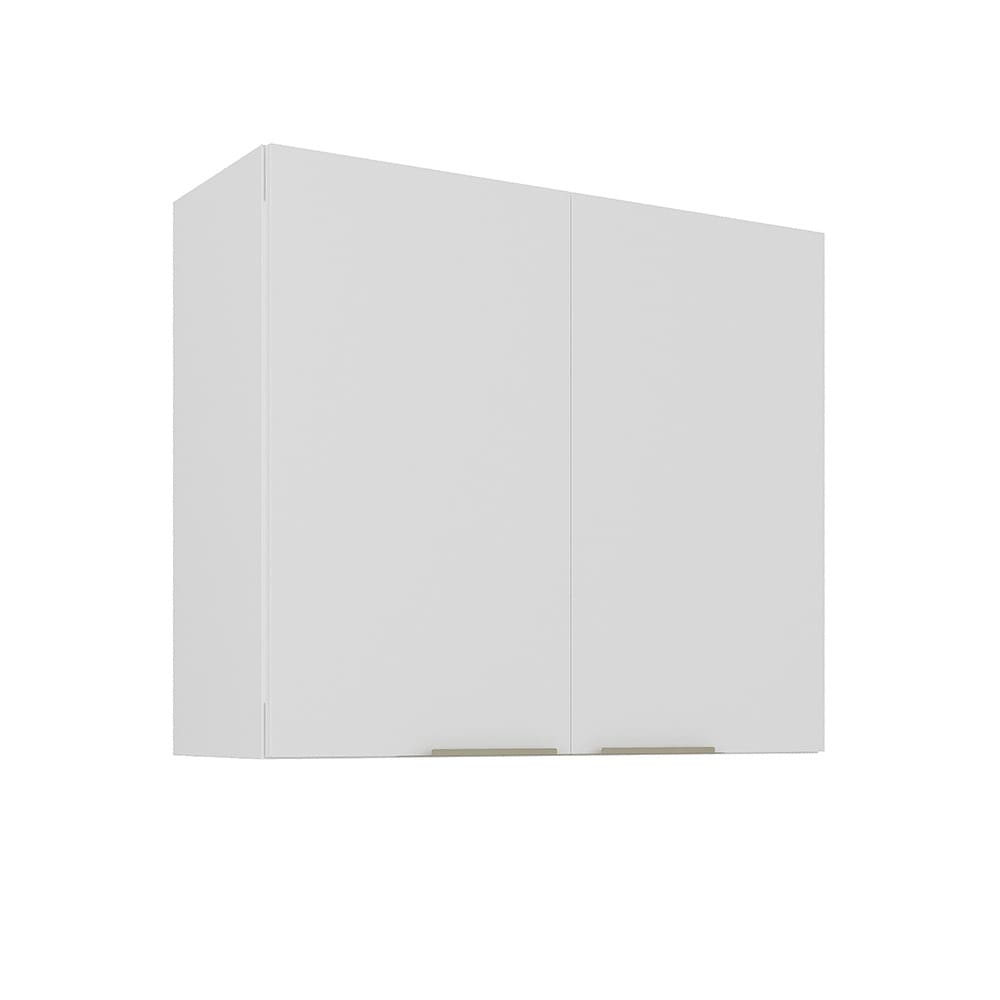 Armário Aéreo Duplo Itatiaia Renova com 2 Portas, 1 Prateleira e 80cm de largura - Branco Neve