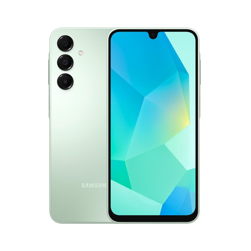 Smartphone Samsung Galaxy A16 Verde Claro, 256GB, 8GB RAM, Câmera de até 50MP, Tela 6.7", NFC, IP54, Bateria 5000 mAh e Processador Helio G99