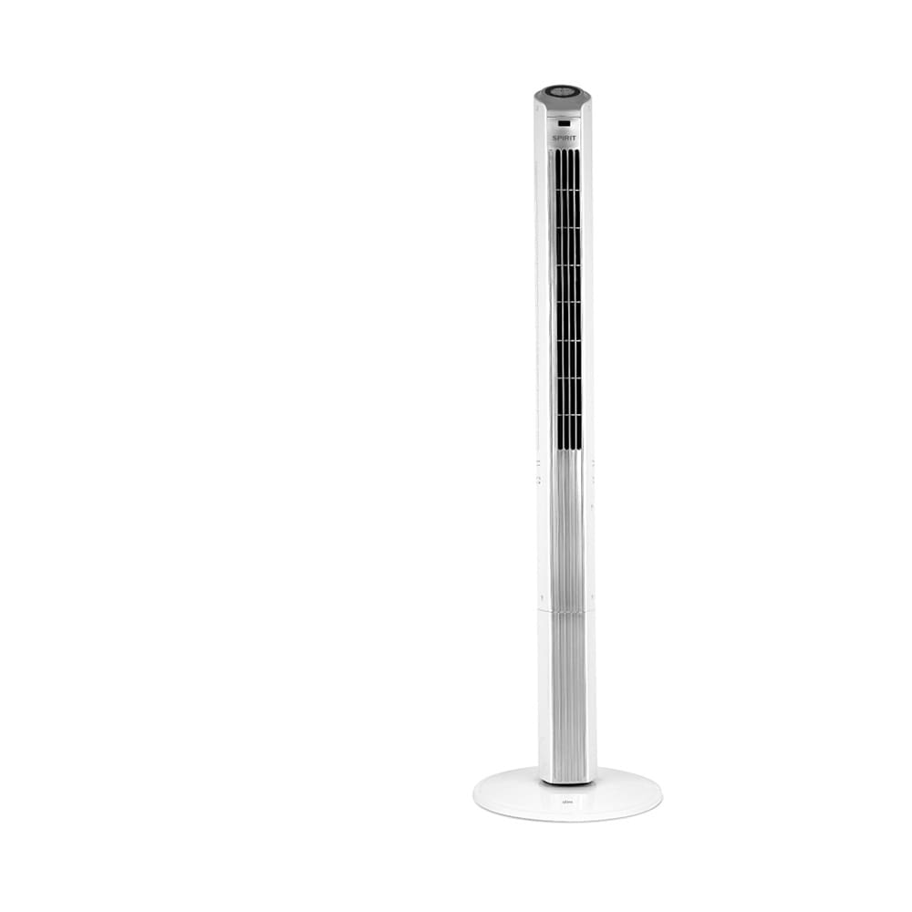 Ventilador de Torre Spirit TS1200 com 3 Velocidades, Função Oscilante e Controle Remoto – Branco