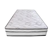 Colchão de Solteiro Cama InBox Moderne Ortopédico com Camada Especial de Espuma D45 25x88x188cm - Branco/Grafite