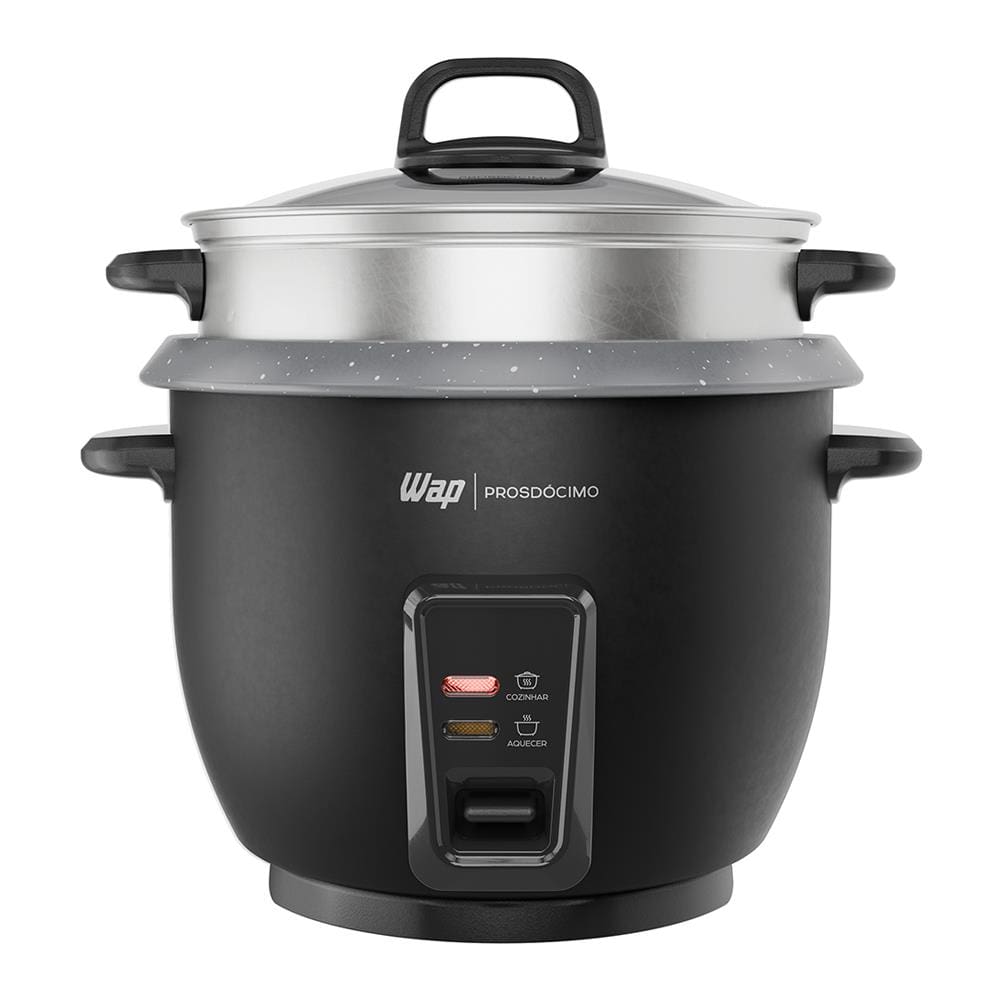 Panela Elétrica de Arroz Wap WRC1000 5 Xícaras – Preto/Cinza