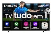 Smart TV QLED 75” 4K Samsung QN75Q7FAAGXZD, Vision AI, Processador com AI, Xbox Cloud Gaming, Controle por Gestos, Art Store, Alexa, Wi-Fi e Bluetooth