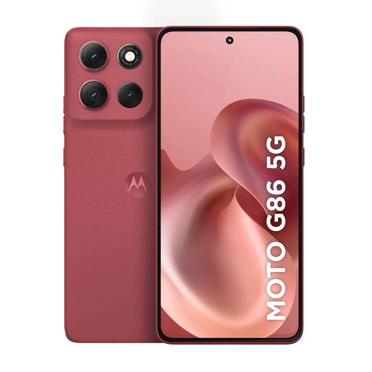 Smartphone Motorola Moto G86 5G Tela 6.7” pOLED 256GB 8GB RAM Câmera 50MP 4K IP69 Desbloqueado Vermelho