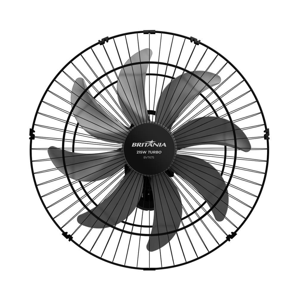 Ventilador de Parede Britânia BVT6758 60cm 215W Pás Turbo