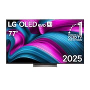 Smart TV 77" OLED 4K LG OLED77C5PSA Processador a9 Gen8, WebOS 25 e Wi-Fi 