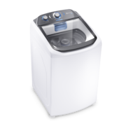 Máquina de Lavar 13kg Electrolux LDA13 Efficient Duplo Dispenser Máxima Diluição Cesto Inox Branca 