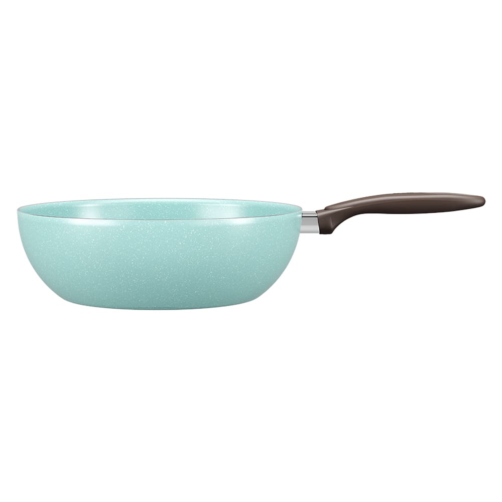 Panela Wok Brinox Suprema Ceramic Life Antiaderente 4,1L 28cm Verde