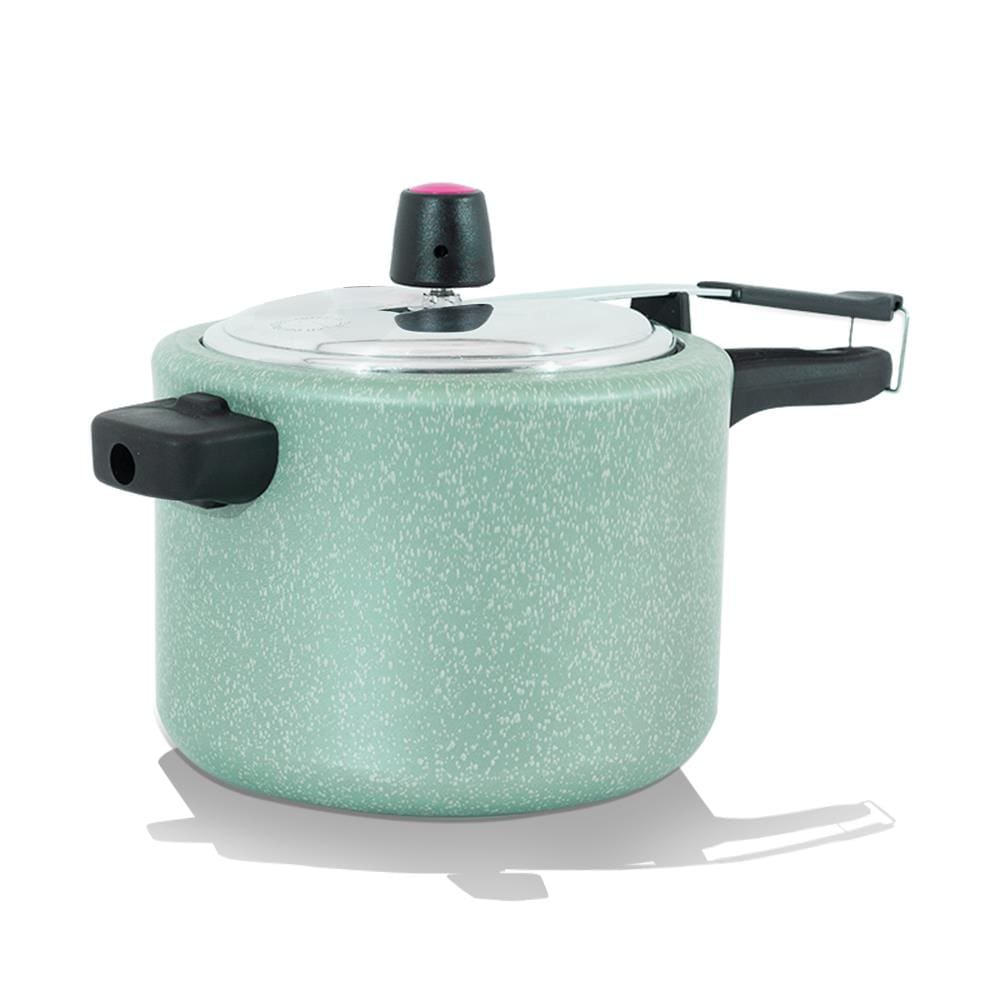 Panela de Pressão Brinox Ceramic Life Vapt 4,5L Mineral Resist Verde