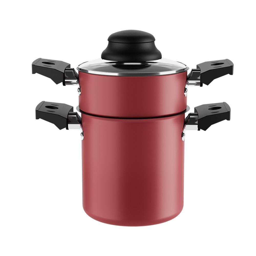 Cuscuzeira Brinox Especiarias Antiaderente Pro-Flon 800ml 10cm Tampa Vidro