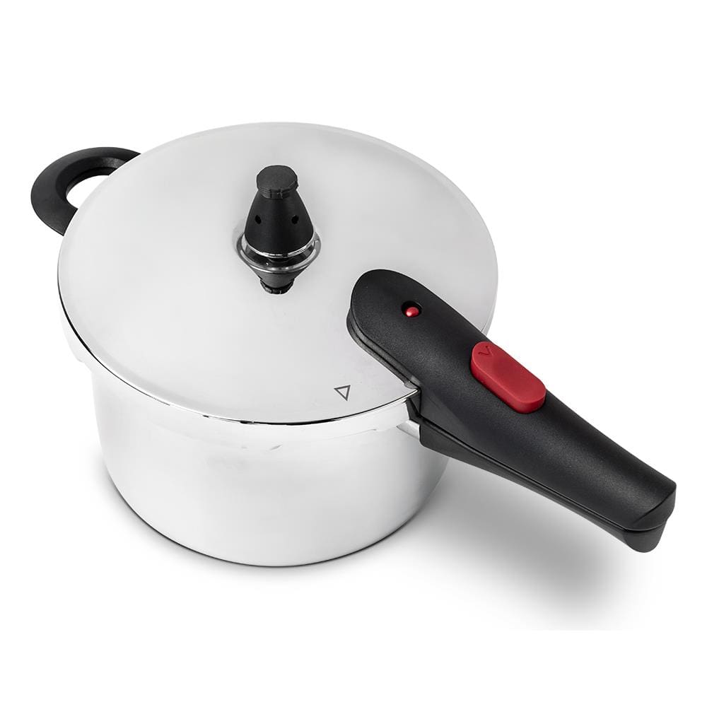 Panela de Pressão Brinox Ultra 4L Inox Fundo Triplo Antiaderente Indução