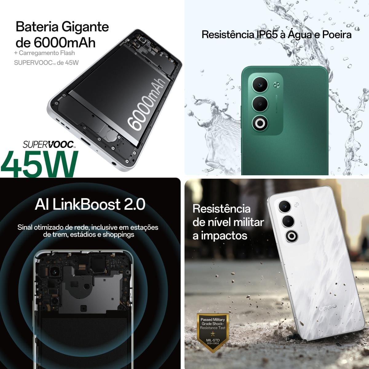 Smartphone OPPO A5 5G Tela 6.67