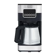 Cafeteira Elétrica Black+Decker CM350G Gourmand Gris 1,5L Programável Inox