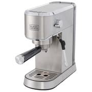 Cafeteira Espresso Black+Decker CEA1200G Gourmand Gris 1200W Multifunções Inox