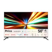 Smart TV 50” 4K LED Philco P50EAA UHD Android TV Chromecast Borda Infinita