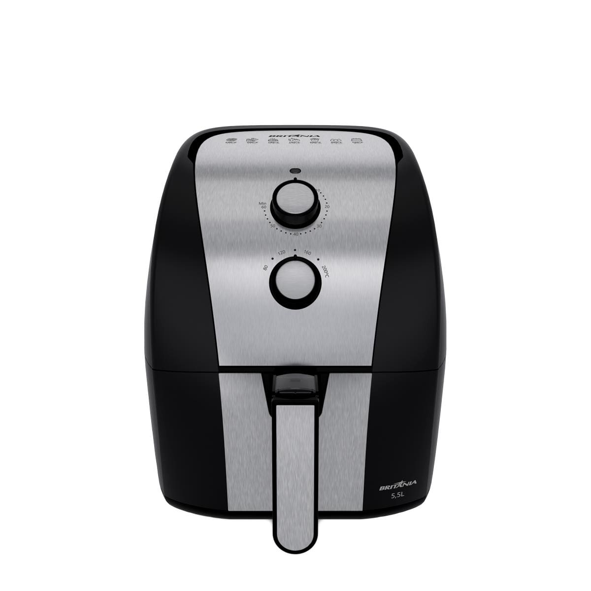 Fritadeira Elétrica Britânia BFR51 Gold 5,5L 1500W Air Flow Preta