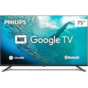 Smart TV 75” 4K Philips 75PUG7019/78 Google TV Dolby Audio Pixel Precise Preta