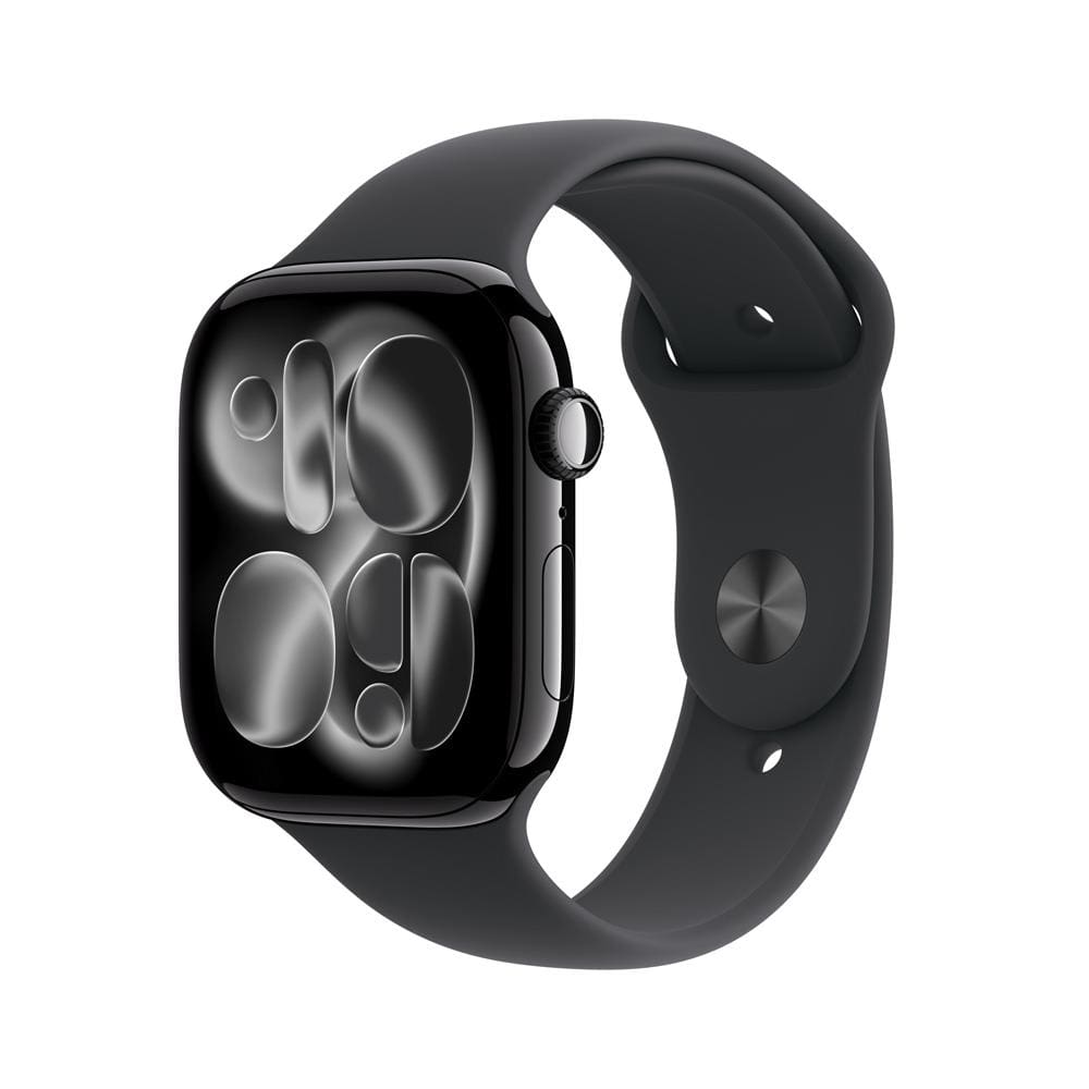 Apple Watch Series 11 GPS+ Cellular 46mm Preto Brilhante Pulseira M/G Esportiva Preto