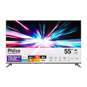 Smart TV Philco 55” 4K UHD P55CRA Roku TV Dolby Audio Quad Core Space Gray