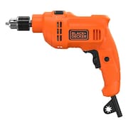 Furadeira de Impacto Black+Decker BED710550 3/8” 550W Empunhadura Ergonômica Gatilho Anatômico Laranja e Preta