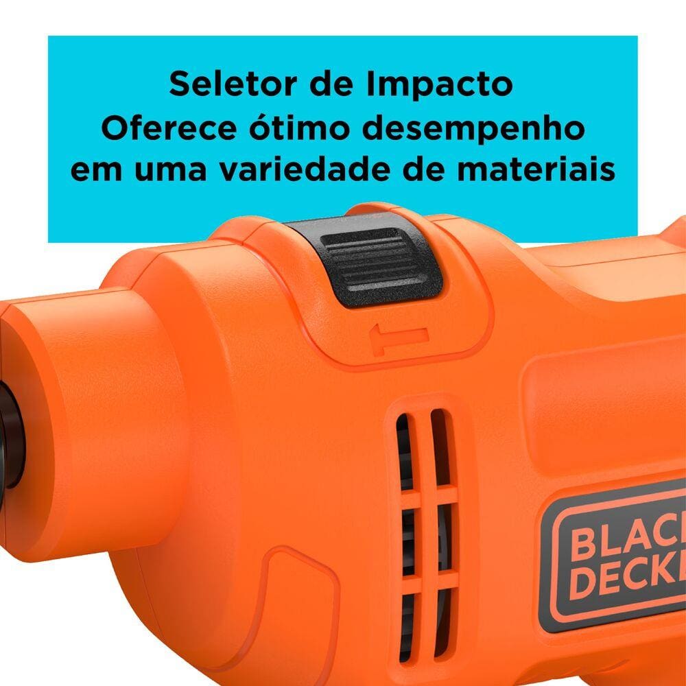 Furadeira de Impacto Black+Decker BED713650 1/2” 650W | Extra