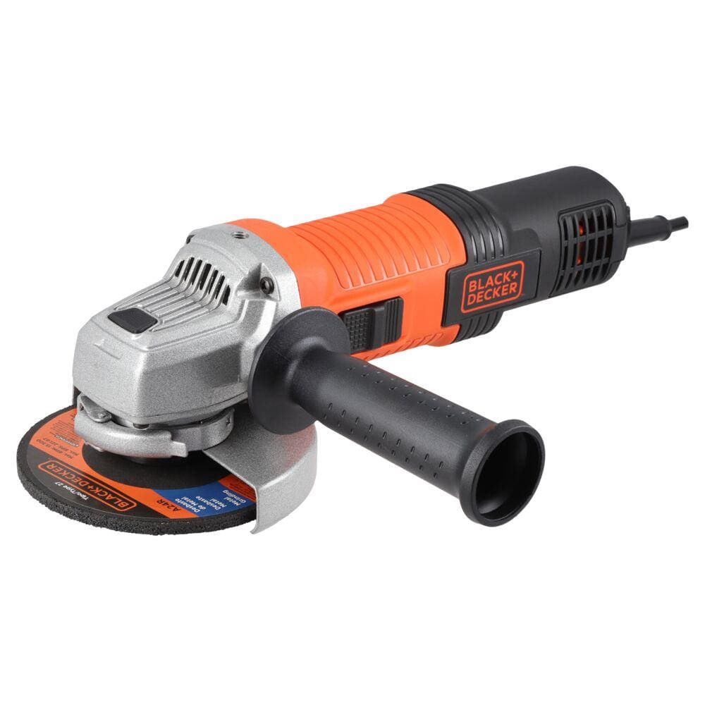 Esmerilhadeira Angular 4 1/2” Black+Decker G720X 920W 11.000 RPM 3 Posições Laranja e Preta