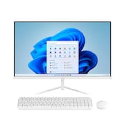 Computador All in One 23,8” Multilaser UB843 FHD Windows 11 Core i3 8GB RAM SSD 256GB Branco