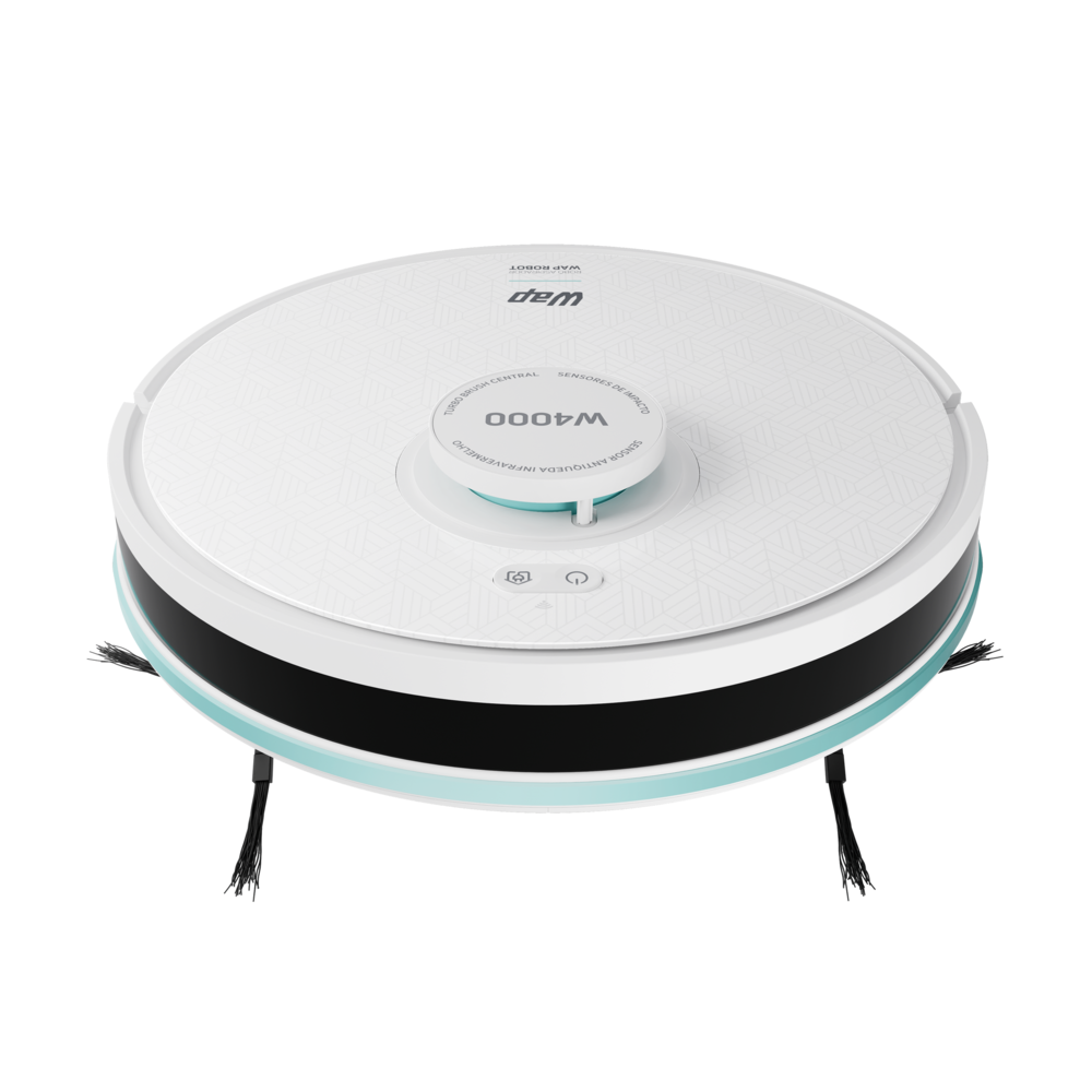 Robô Aspirador de Pó WAP ROBOT W4000 48W Navegação 360° Branco
