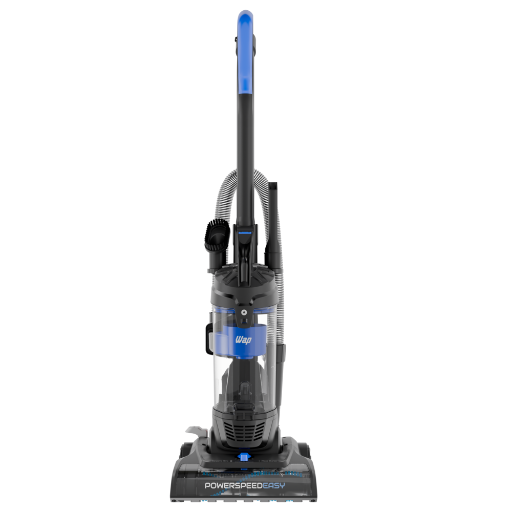 Aspirador de Pó Vertical 2 em 1 WAP Power Speed Easy 2100W Filtro HEPA Escova Giratória Preto e Azul