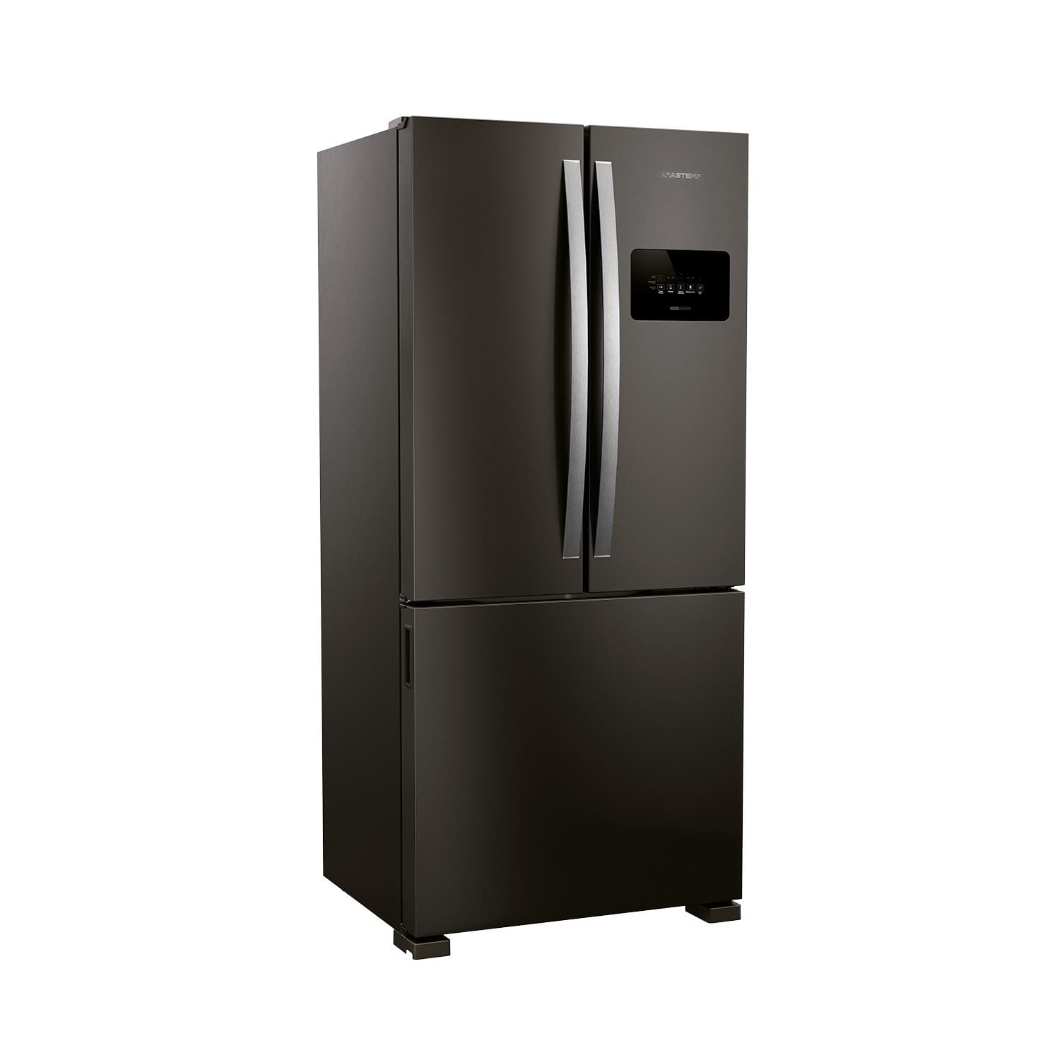 Geladeira Brastemp BRO85ME 559L Frost Free French Door Black Inox
