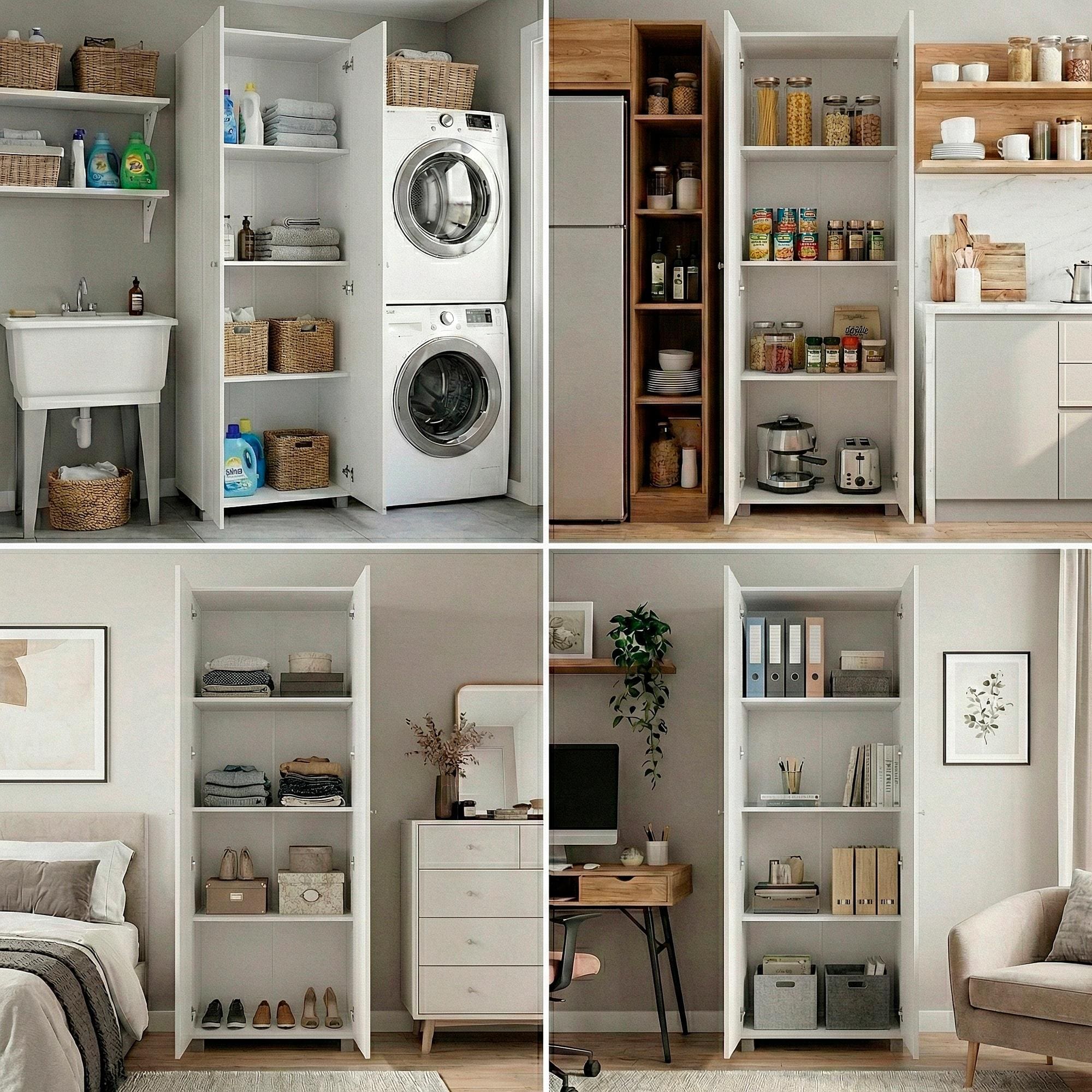 Armário Multiuso Bartira New Clean Branco | Extra