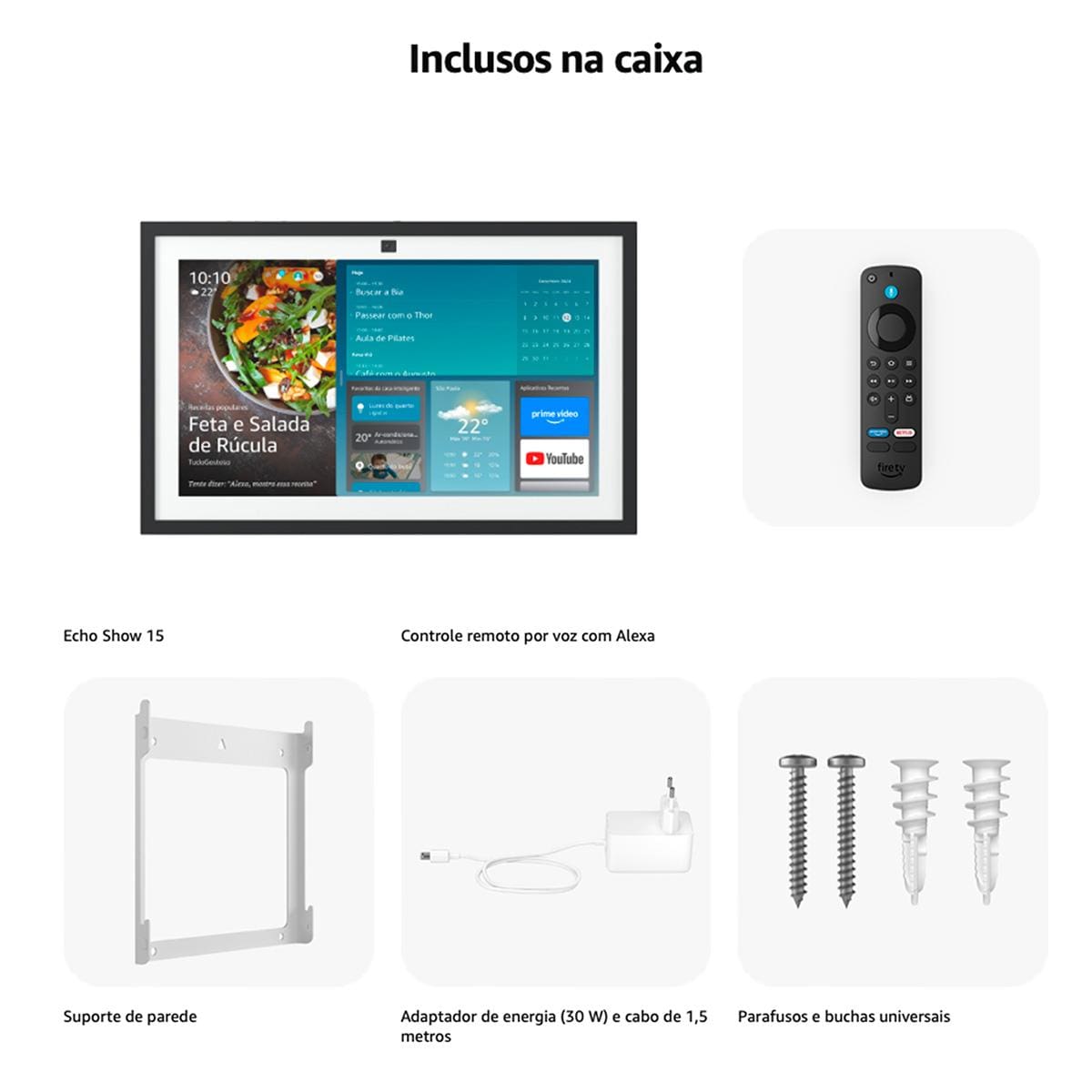 Echo Show 15 Amazon Alexa Smart | Extra