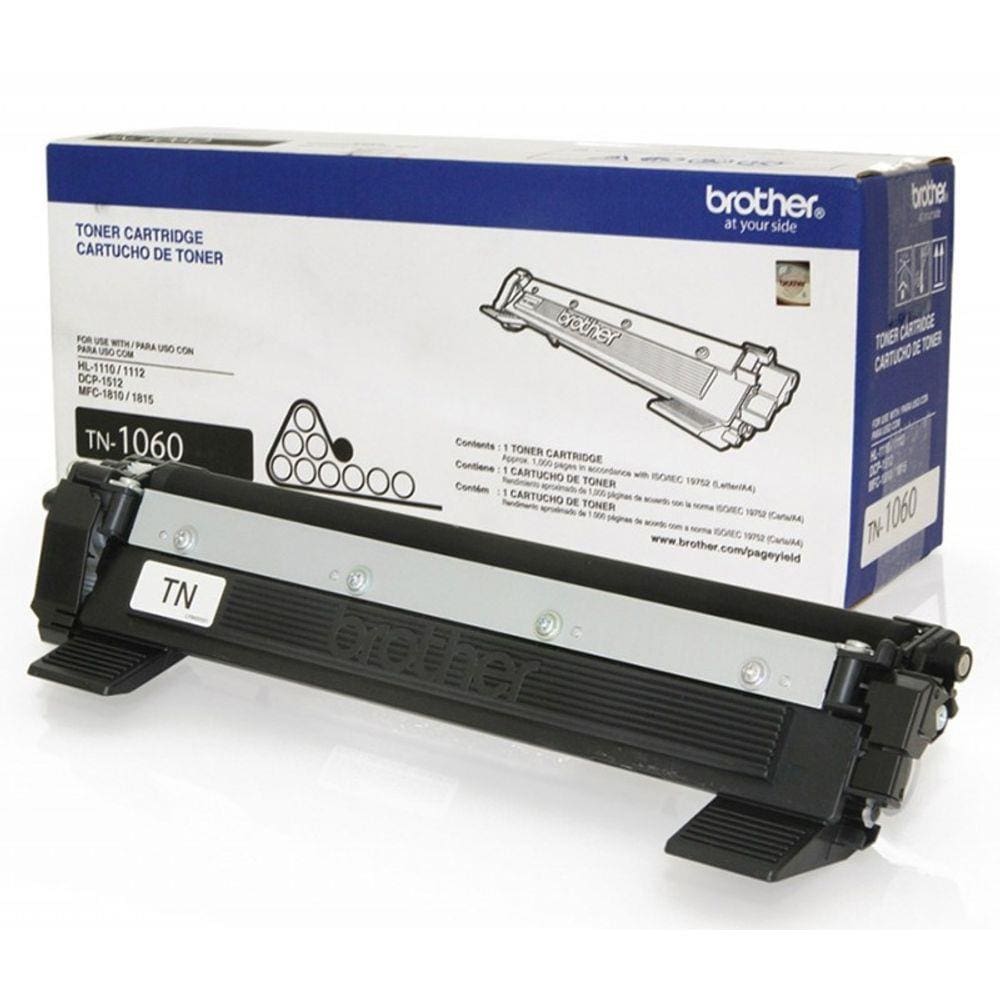 Toner Brother Tn-1060 Preto - Para Hl-1110 / 1112 / Dcp-1512 / Mfc-1810 / 1815