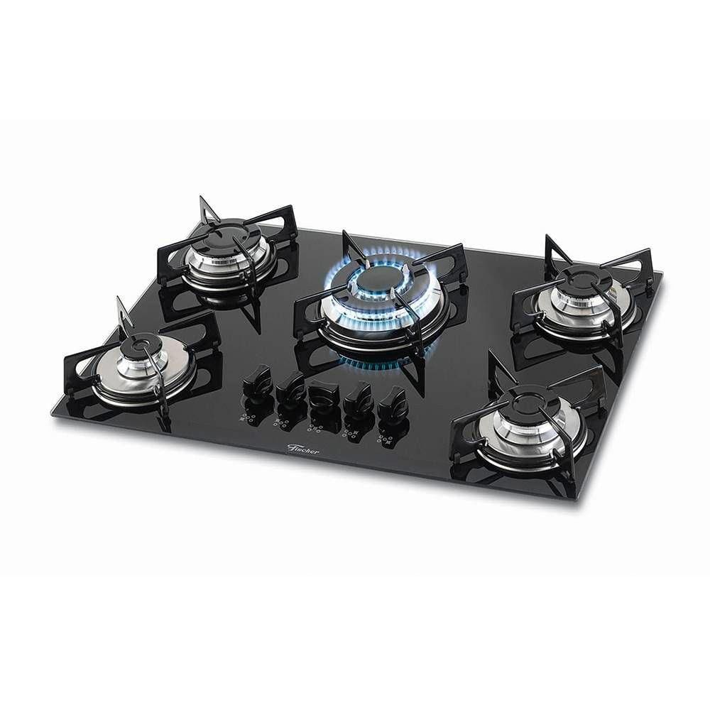 Cooktop a Gás 5 Bocas Fischer Fit Line