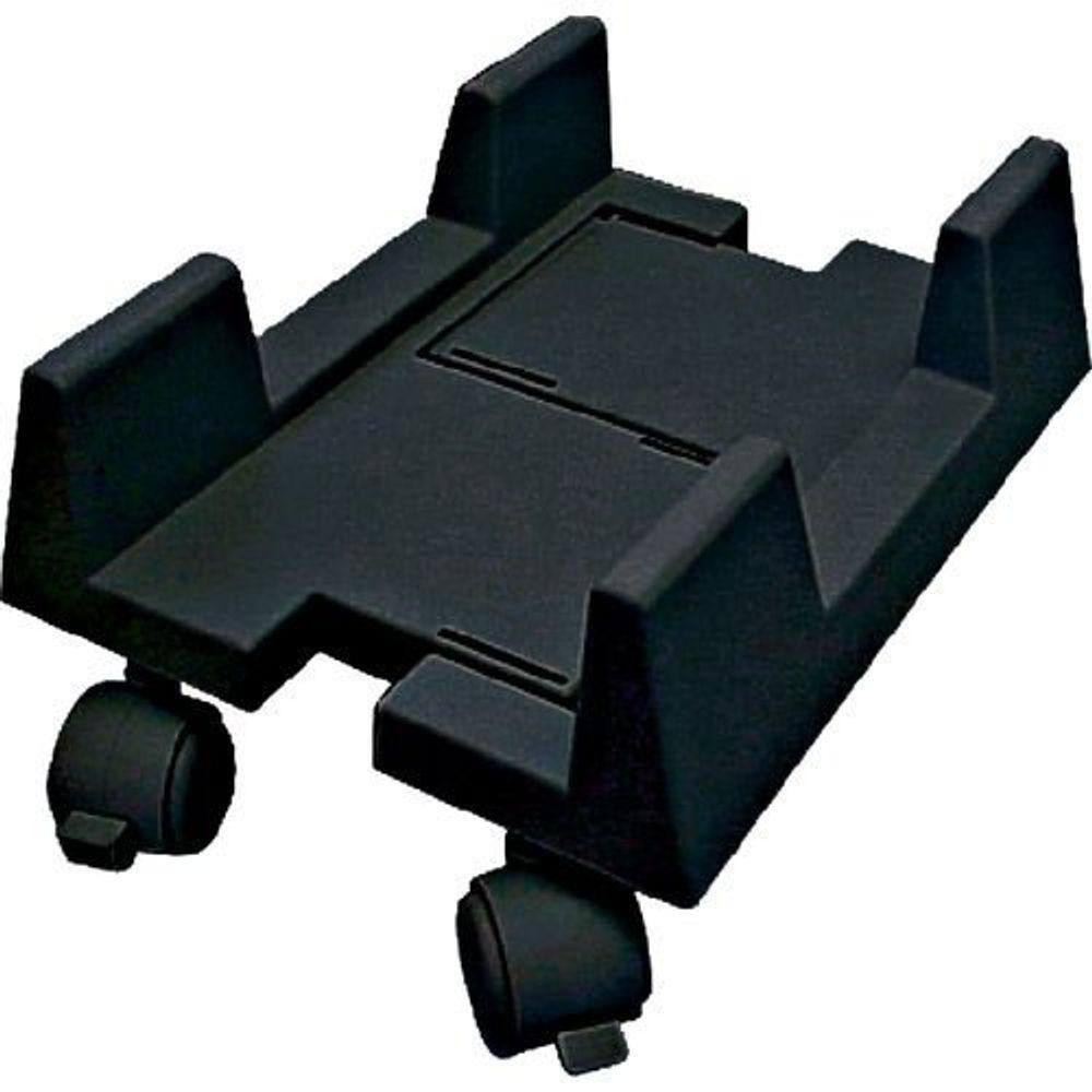 Suporte Para Cpu Com Rodinhas Preto Masticmol