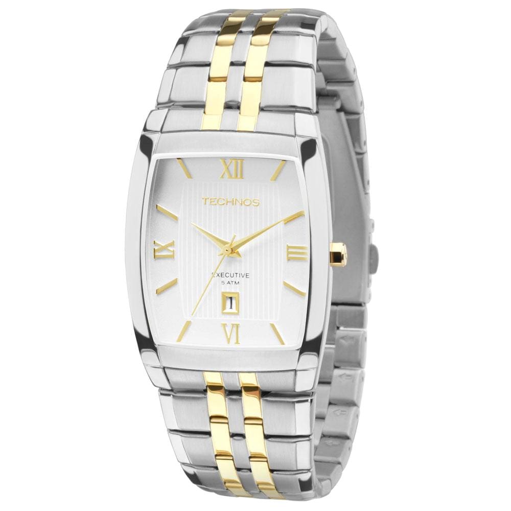 Relógio Masculino Analógico Technos 1N12MQ/5B – Bicolor