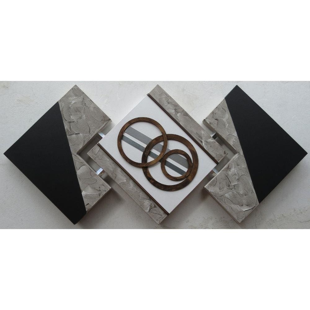 Quadro Abstrato Decorativo - 57x120 cm