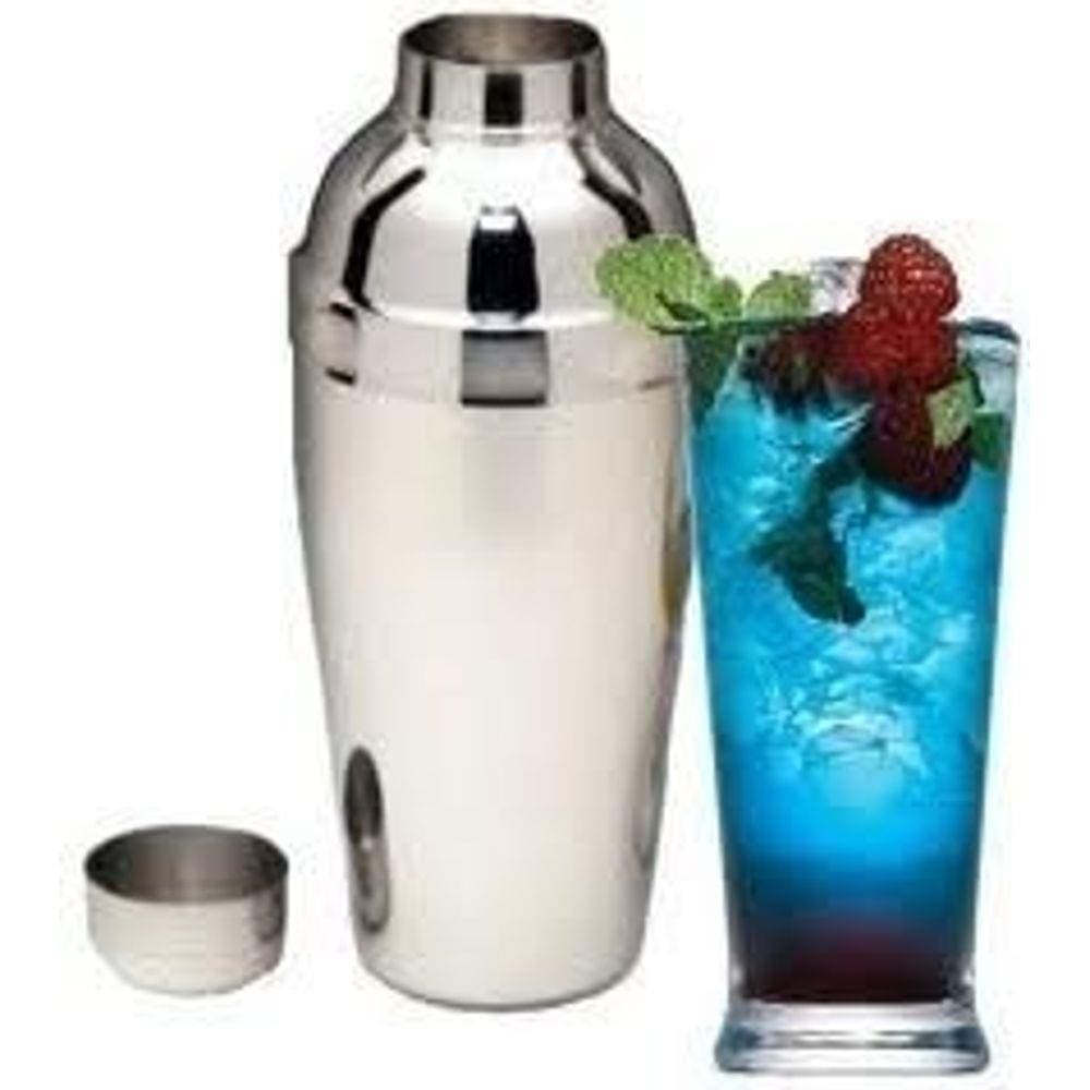 Coqueteleira Inox 750ml 3 Peças - Drinks Caipirinha Bar