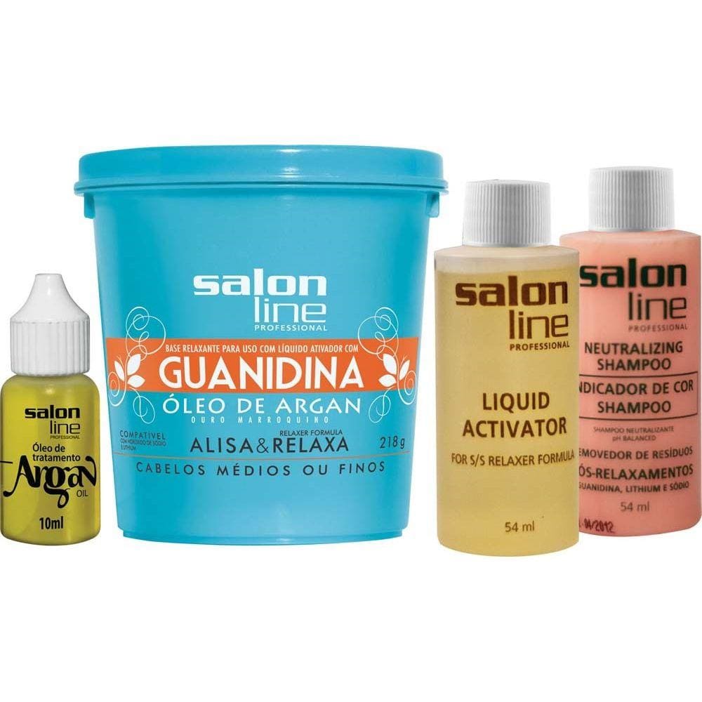 Relaxamento Guanidina Óleo de Argan Regular - Salon Line