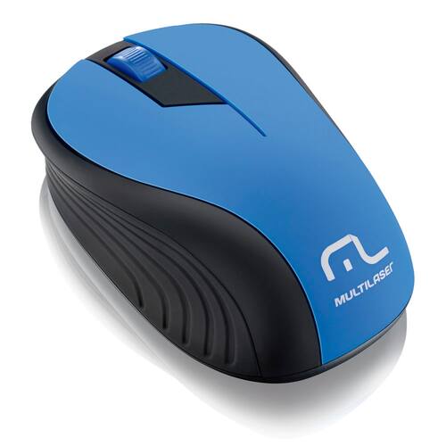 Mouse Sem Fio Multilaser 2.4 GHz MO215 - Preto/Azul é boa?