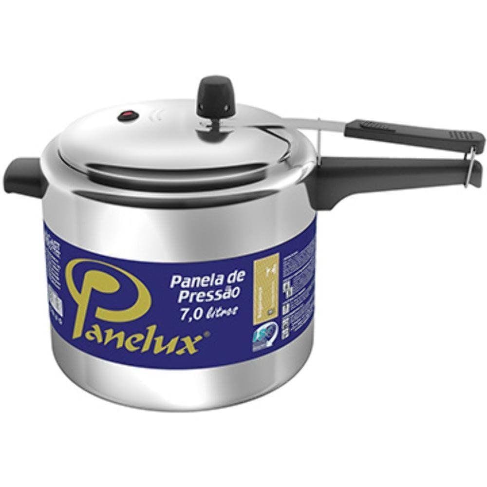 Panela De Pressão Panelux 7 Litros Polido - 001036