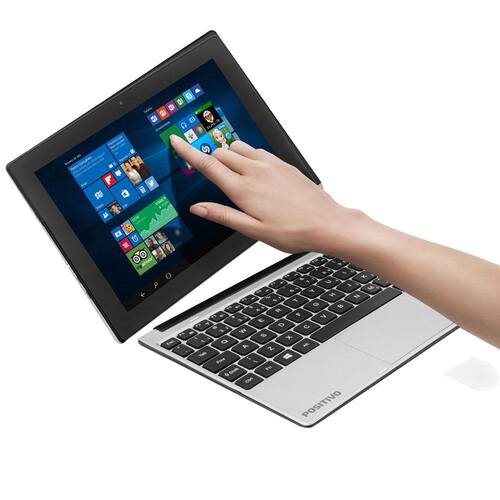 imagem-Notebook 2 em 1 Positivo Quad Core 1GB 16GB SSD Tela 10.1” Windows 10 Duo ZX3040