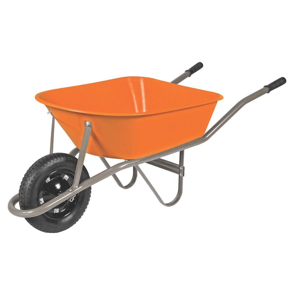 Carrinho De Mão Caçamba Plástica Braço Metálico Tramontina