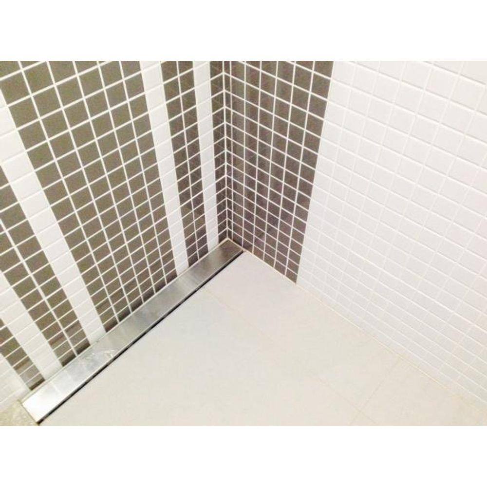 Ralo Linear Seco com Tampa em Inox Royal Line - 80cm